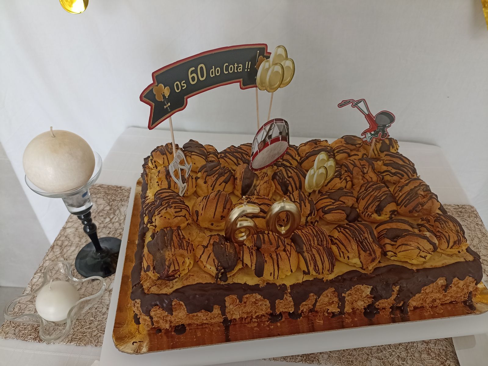 Bolo de aniversário 21