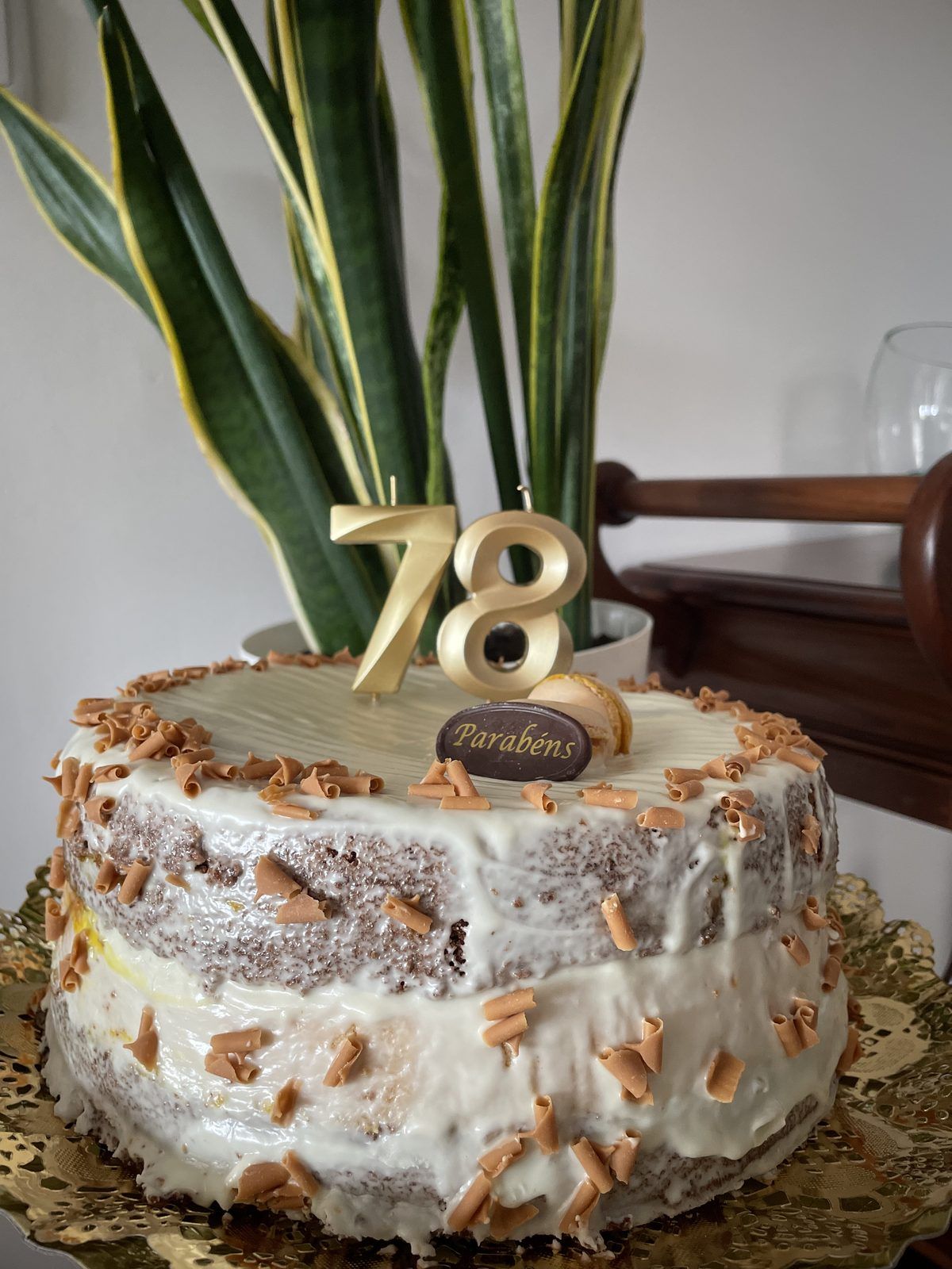 Bolo de aniversário 35