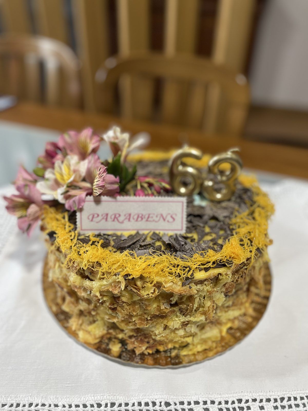Bolo de aniversário 40